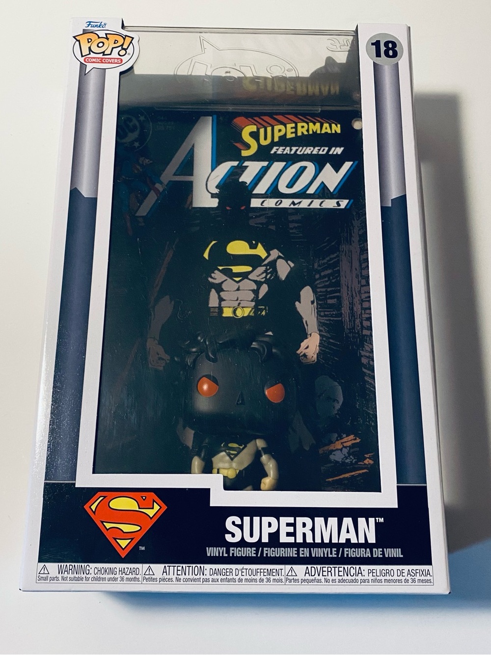 Funko Pop! Superman Comic Cover Figure - #18 Very Rare Funko Pop